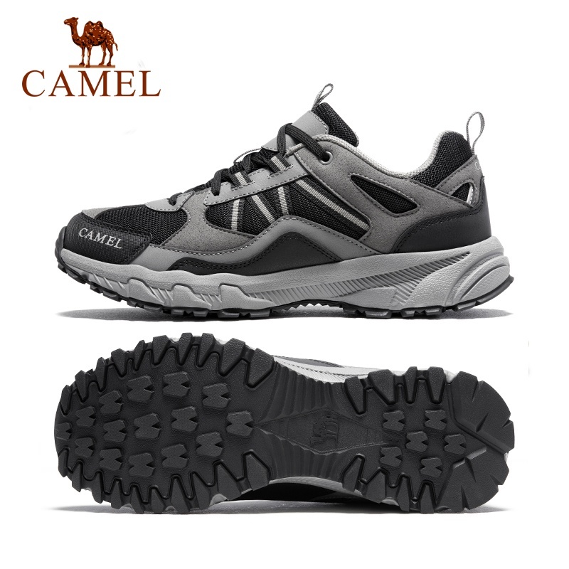 CAMEL รองเท้าเดินป่าลําลอง กันลื่น ทนต่อการเสียดสี เหมาะกับใส่กลางแจ้ง สําหรับผู้ชาย