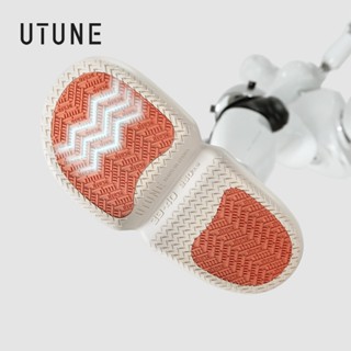 UTUNE รองเท้าแตะกันลื่นห้องน้ำ แผ่นกันลื่นเสริม โลโก้เรืองแส…