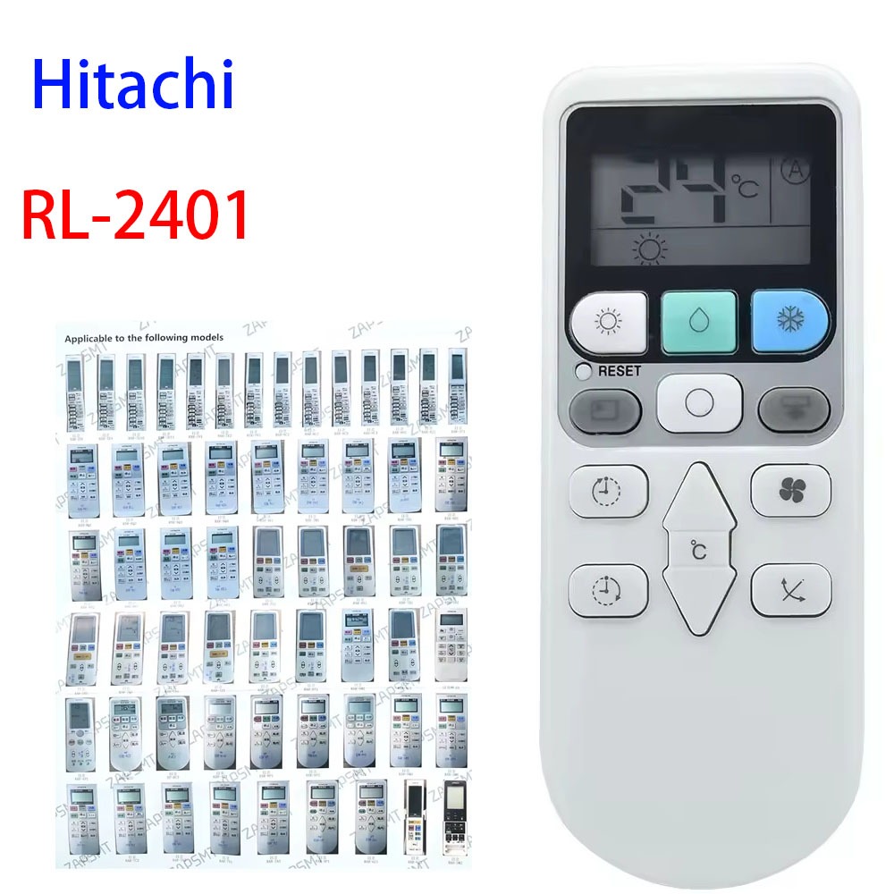 ใหม่ RL-2401 Universal สําหรับ Hitachi เครื่องปรับอากาศระยะไกล G646G RAR-5F1 RAR-2P2 RAR-3U4