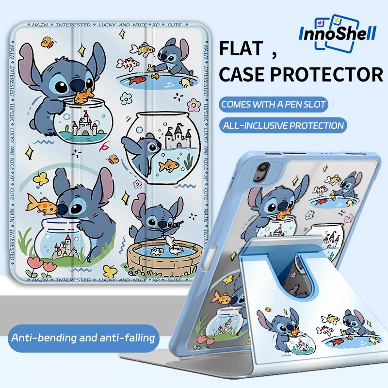 🚀พร้อมส่ง🚀 เคสไอแพด A16 Gen11 Air7 M3 2025 Pro11 2024 Air6 10.9 Gen10 Gen9/8 10.2 Stitch 720°การหมุน