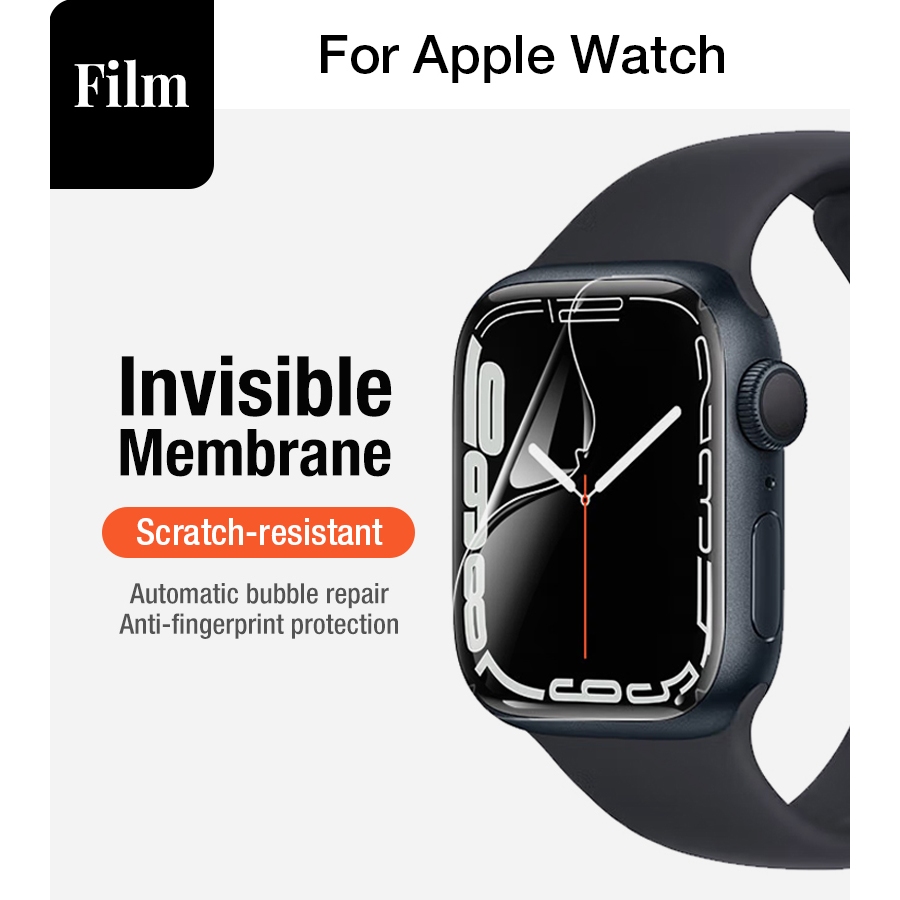 ฟิล์มป้องกันฟิล์มไฮโดรเจลฟิล์มนาฬิกาป้องกันฟิล์มฟิล์มนุ่มเหมาะสําหรับ Apple Watch S11 SE3 Ultra3 S10