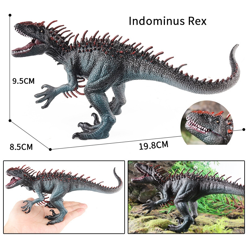 Solid Tyrannosaurus Rex ของเล่นไดโนเสาร์ Tyrannosaurus Rex จําลองสัตว์รุ่นเด็กเด็กไดโนเสาร์เครื่องปร