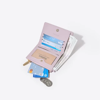 SeaGloca Soft Pastels Chic Bifold พร้อม Golden Snap & Zippered กระเป๋าจับคู่สําหรับผู้หญิงไม่มี 54