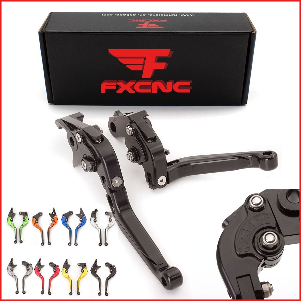 FXCNC ด้านหน้า Disc & ด้านหลังกลองเบรค Levers พับ Extender Fit Vespa PX Disc รุ่น LML 125 150 200 St