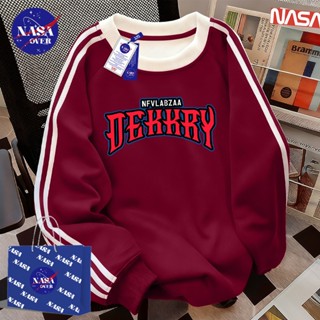 【จัดส่งจากกรุงเทพฯ】🔥NASA ฤดูหนาว ลายตัวอักษร oversize แขนยาว…