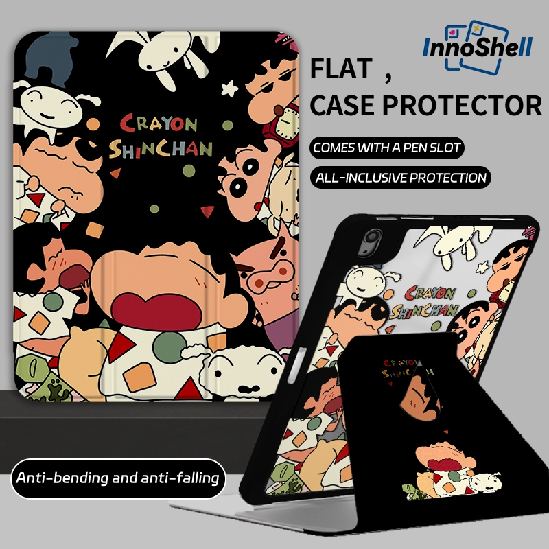 เคส iPad หมุน 360 องศา 10gen11 air11 air6/air7 pro10.5 10.9 Gen7/8/9 10.2 โปร11นิ้ว Crayon Shin-chan