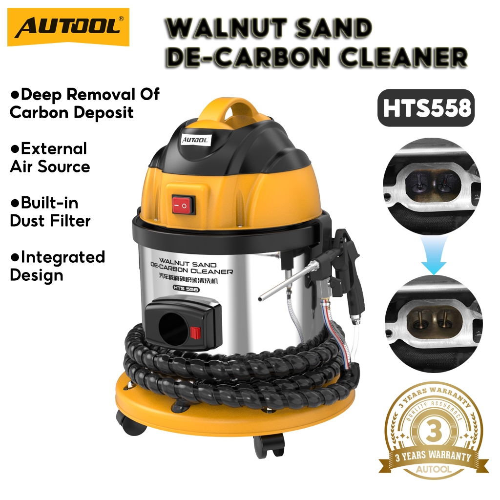 Autool HTS558 เครื่องทำความสะอาดวาล์วท่อไอดีคาร์บอนเครื่องยนต์