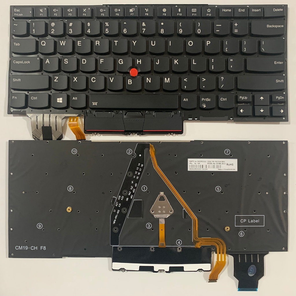 US RU UK สําหรับ Lenovo Thinkpad X1 Carbon 7th 8th TP00109A TP00109B 2019 2020 20R1 20R2 20QD 20QE 2