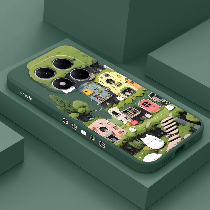 เคสโทรศัพท์สําหรับ Xiaomi Poco F8 X7 F7 Pro Ultra 5G Fairy Tale Tree สบายรู้สึกฝาครอบ