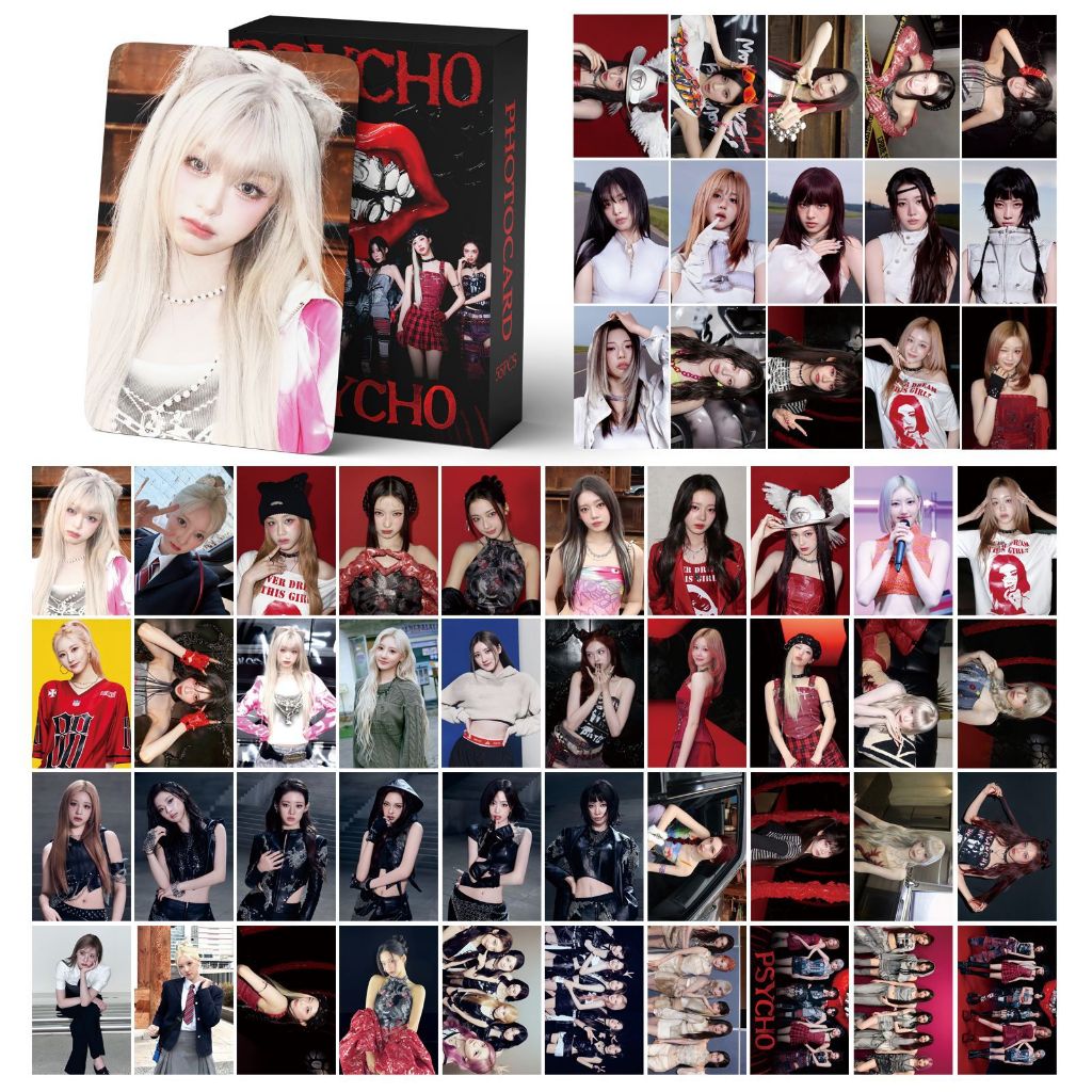 55pcs BM HOT SAUCE CHOOM การ์ด Lomo เมษายนเต็มกลับ HELLO MONSTIEZ MONSTERS DRIP BABYMONS7ER Photocards AHYEON Asa Chiquita Parita Haram Rora Ruka โปสการ์ดราคาถูก HT