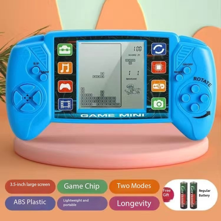 Tetris Brick Game Retro Handheld เด็กการศึกษาของเล่นเด็กเกมบล็อกเกมคอนโซล NWD