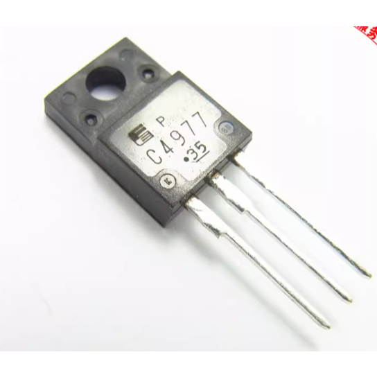 ((5 ชิ้น) ยี่ห้อใหม่ 2SC4977 Power Tube NPN Channel 7A 400V Triode C4977 Ready Stock