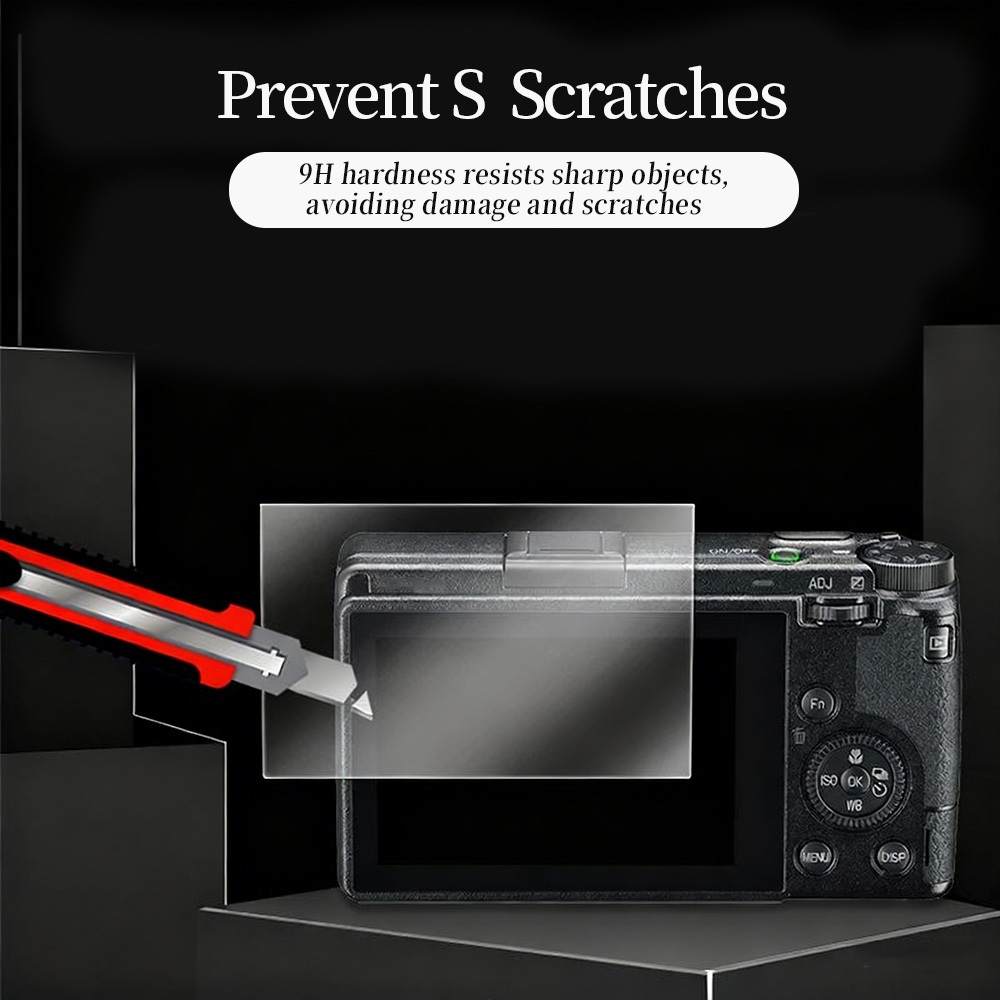Anti-Scrach Anti-Bubble Screen Protector สําหรับกล้อง Ricoh GR III GR3 HDF/ GR3X HDF/GR3X/ GRIV/GR4