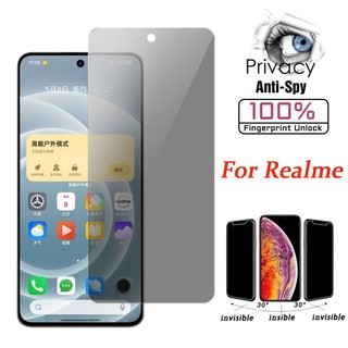 ฟิล์มกระจก สำหรับ กันมองกันเสือก Realme Note 60X 60 50 15 15T 15X 14 14T 14X 13 13+ 12 12+ 11 11X 10 9 8 7 6 5 Pro 10T 9i 8i 7i 6i 5i 5s Q Pro+ Plus 4G 5G
