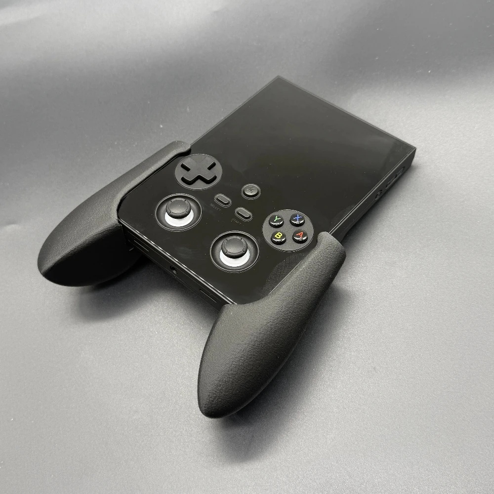 3D พิมพ์ Ergonomic Grip สําหรับ Anbernic RG477V Comfort อุปกรณ์เสริมเกมสําหรับขยายเล่นลื่นมือถือ Controller