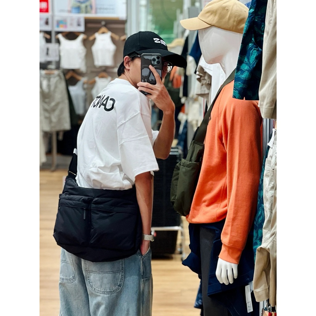 กระเป๋าสะพายข้างกันน้ําความจุขนาดใหญ่-สายรัดปรับได้แบบพกพาสําหรับใช้ในลําลองและสํานักงาน - รูปที่ 6