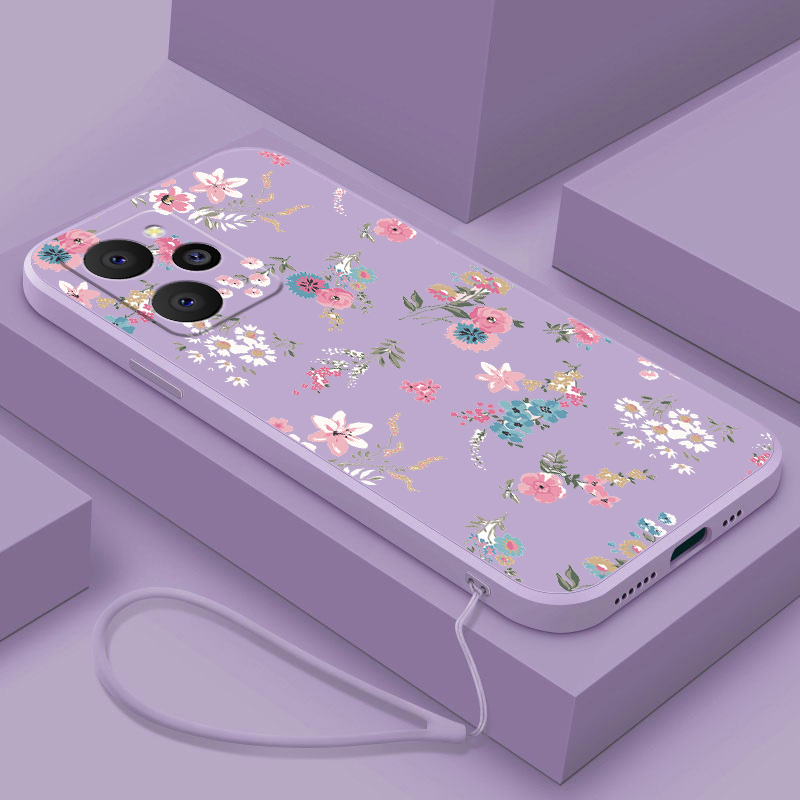 Xiaomi POCO X5 Pro M4 Pro 5G poco X3 X4 GT Beauty Flowers Mobile Case Candy Floral Casing Soft Cover