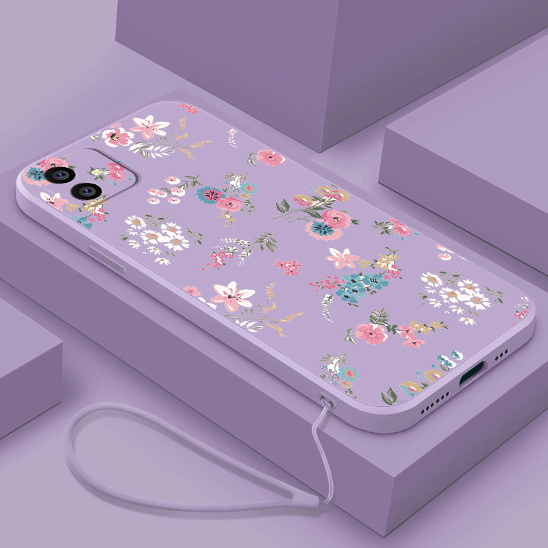 Samsung Galaxy A04e A04 A03s A02s Beauty Flowers Mobile Case Candy Floral Casing Soft Cover