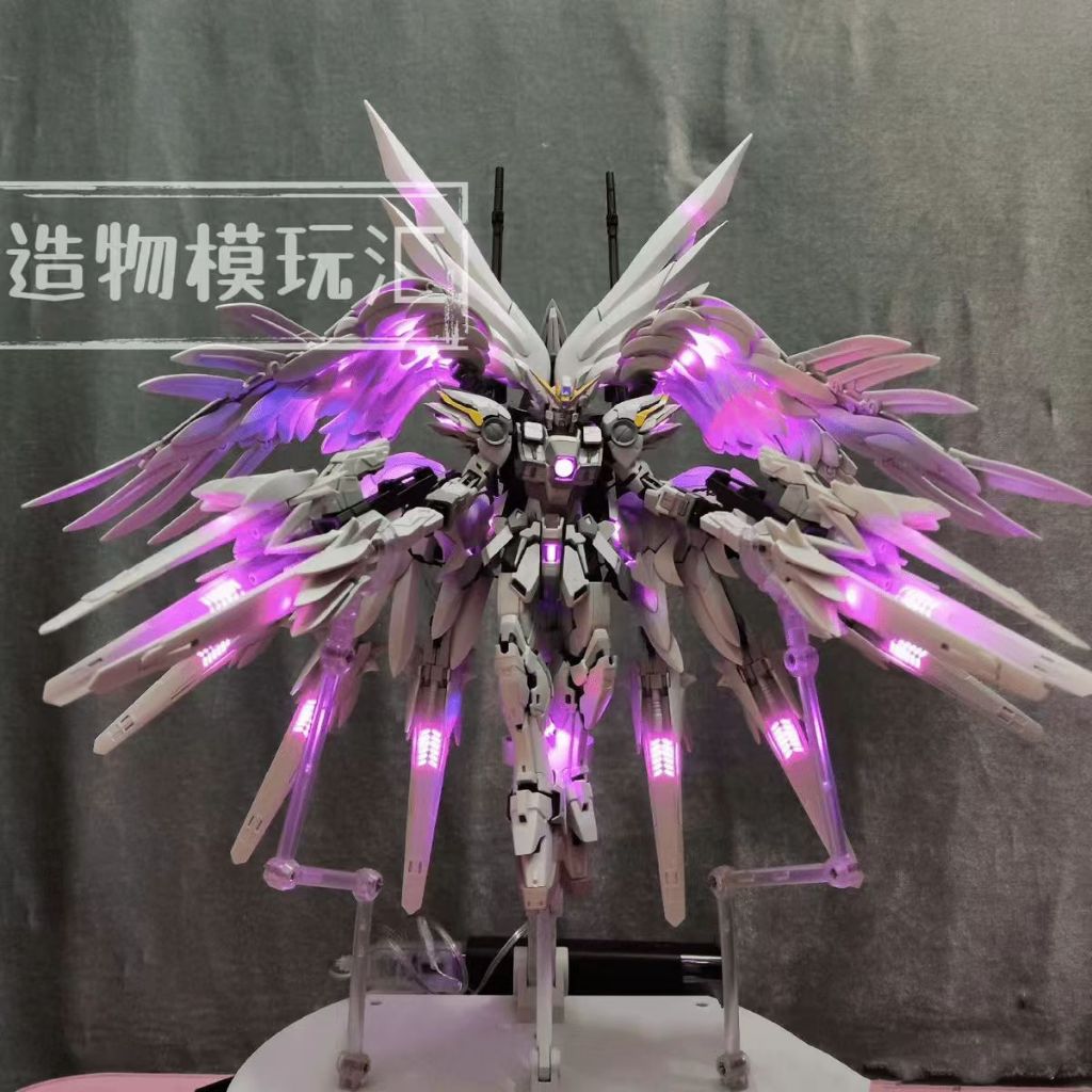 Daban 8827 MG 1/100 Snow White Prelude ปรับแต่ง Action Figure Wings ชุดประกอบ XXXG-00YSW ของเล่นพลาส