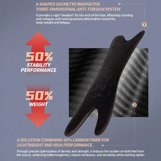CAMEL SPORTS รองเท้าวิ่งแผ่นคาร์บอนหนากลางแจ้งสําหรับผู้ชายและผู้หญิงเบาะระบายอากาศแบบสบาย ๆ