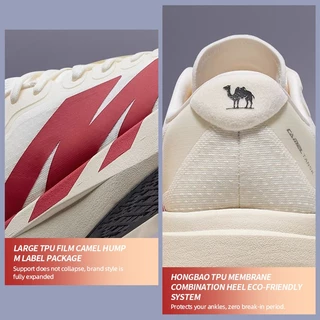 CAMEL SPORTS รองเท้าวิ่งแผ่นคาร์บอนหนากลางแจ้งสําหรับผู้ชายและผู้หญิงเบาะระบายอากาศแบบสบาย ๆ