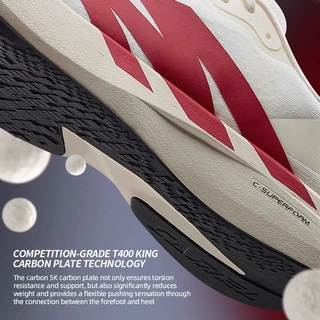 CAMEL SPORTS รองเท้าวิ่งแผ่นคาร์บอนหนากลางแจ้งสําหรับผู้ชายและผู้หญิงเบาะระบายอากาศแบบสบาย ๆ