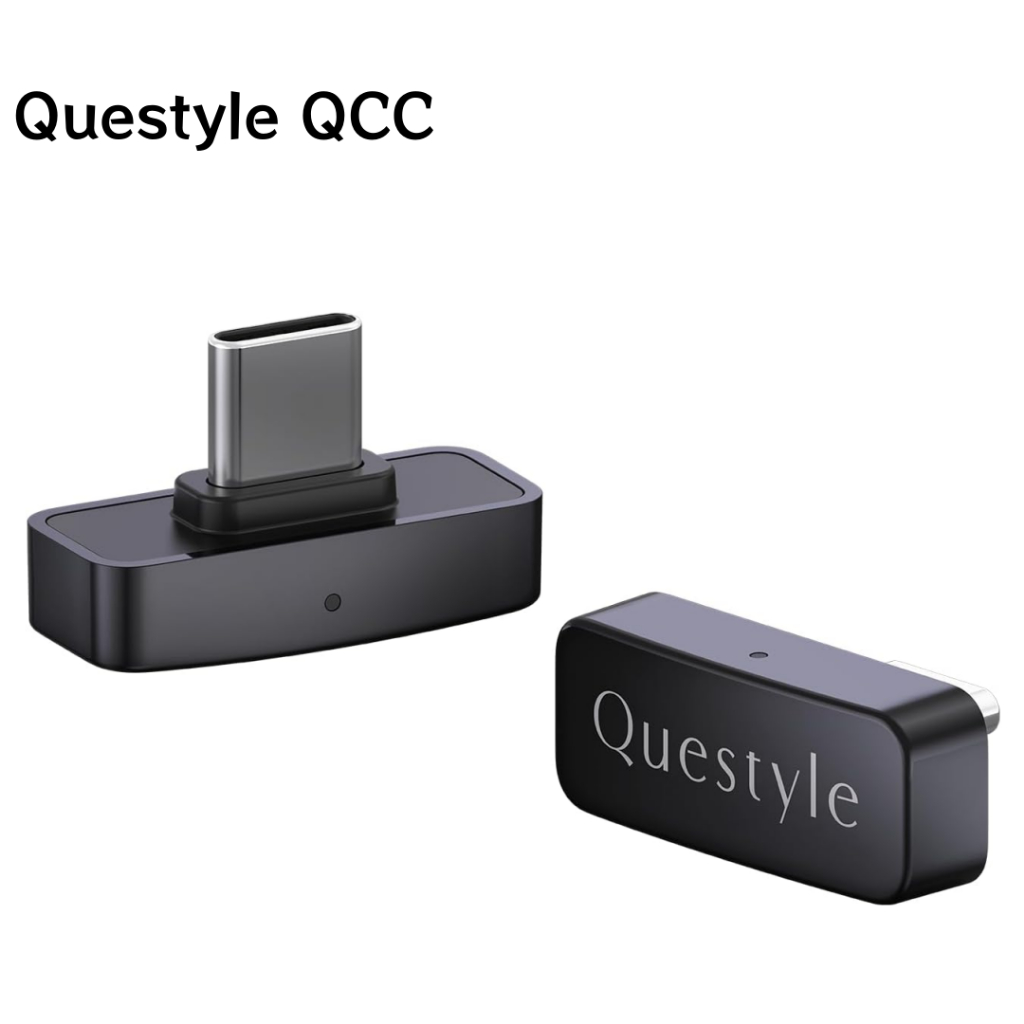 Questyle QCC Dongle Pro [ได้รับการรับรอง MFi] อะแดปเตอร์เสียงบลูทูธ USB-C พร้อม LDAC,aptX Lossless&a