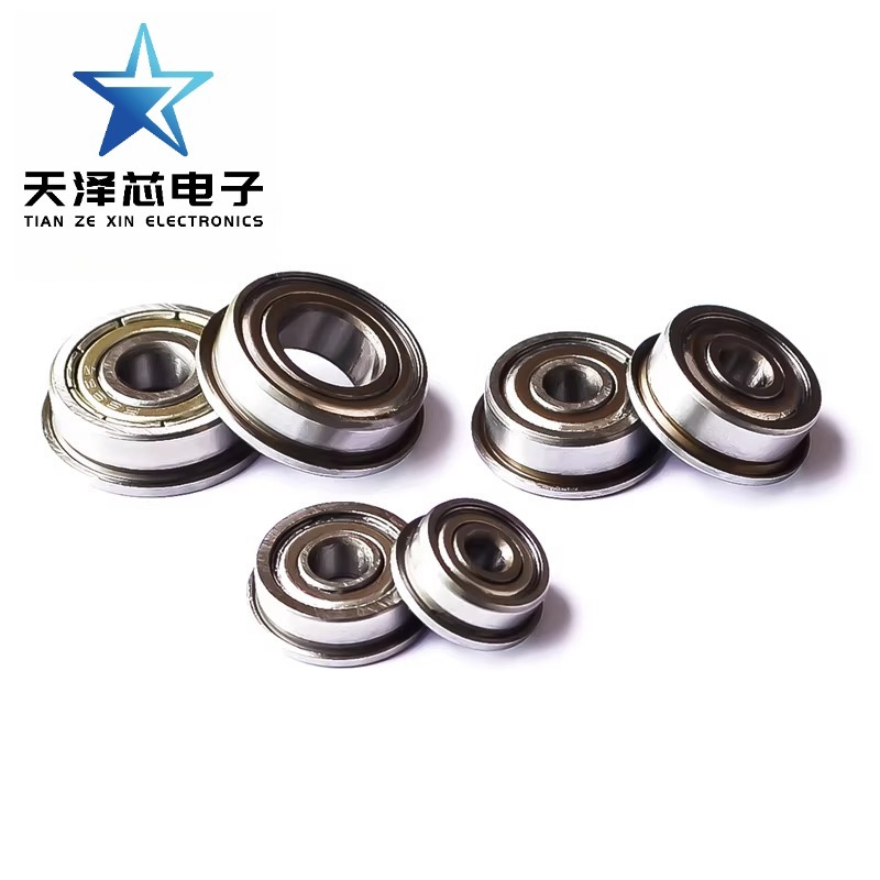 10pcs 3D อุปกรณ์เสริมเครื่องพิมพ์ Mini ขนาดเล็กหน้าแปลนแบริ่งเชิงเส้น F623/F624/F625/F604/F688ZZ