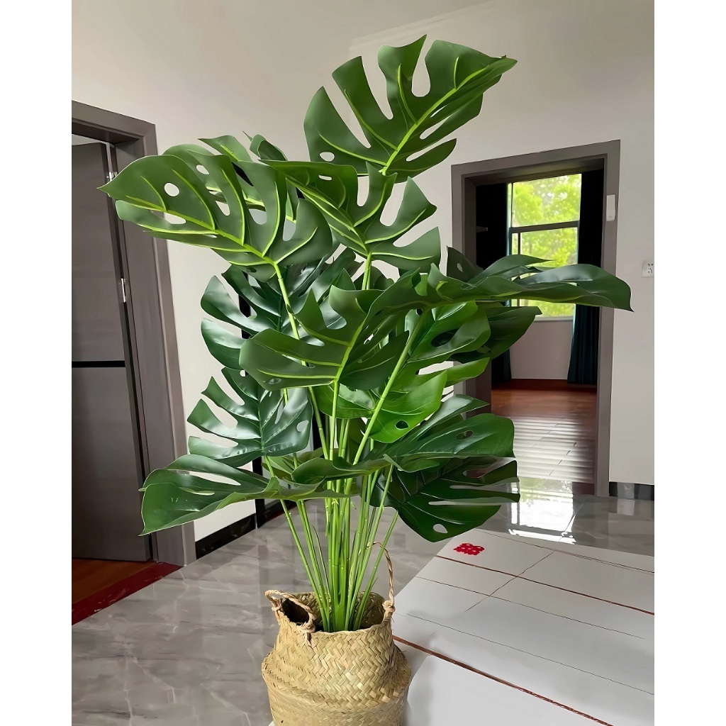 🔥หลายรุ่น!!!  ฟรีกระถางดอก +หินตกแต่ง🔥 ต้นไม้ปลอม ต้นไม้ปลอมใหญ่ 65/85/95/125cm ต้นไม้แต่งบ้าน+การตกแต่งร้านกาแฟ สไตล์นอร์ดิก ในบ้าน ต้นไม้มงคล ต้นไม้ประดิษฐ์ ต้นไม้ตกแต่งบ้าน ต้นไม้ปลอมสวยๆ ต้นไม้แต่งห้อง ต้นไม้มงคลสวยๆ - รูปที่ 3