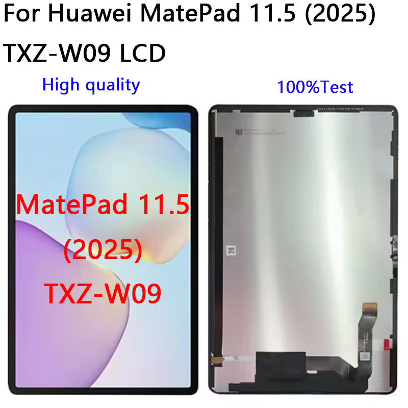 สําหรับ Huawei MatePad 11.5 (2025) TXZ-W09 จอแสดงผล LCD Touch Screen Digitizer Assembly เปลี่ยนซ่อม