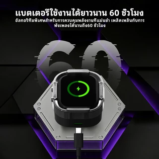 HTC NE70 หูฟังแปลภาษา AI Bluetooth 6.0 แปลคำบรรยายวิดีโอเรียลไทม์ ปัดเปลี่ยนวิดีโอ ปัดกดไลก์ โทรคมชัด เสียง Hi-Fi รองรับ Android iOS PC