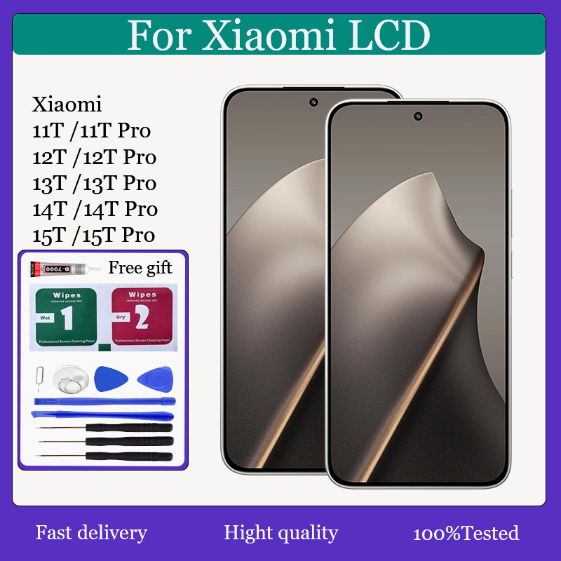 Original AMOLEDสําหรับXiaomi Mi 11T Mi 11T Pro Mi 12T Mi 12T Pro Mi 13T Mi 13T Pro Mi 14T Mi 14T Pro