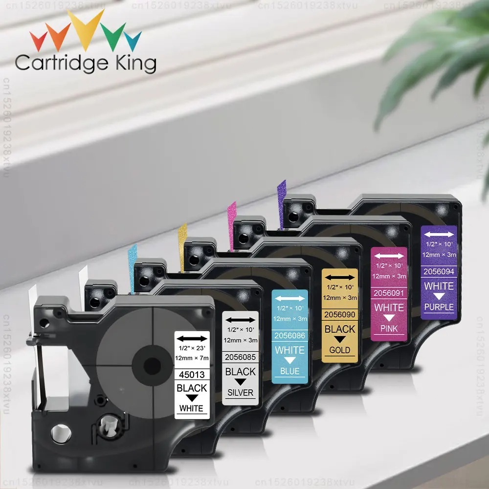 1 ชิ้น 12 มิลลิเมตรสําหรับ Dymo D1 45013 40913 43613 เติม, Dymo D1 COLORPOP เทปเปลี่ยนฉลากเทปสําหรับ