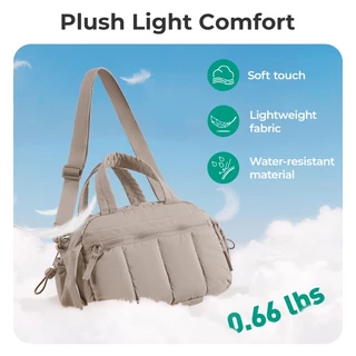 BAGSMART Hobo Handbag ขนาดเล็กสำหรับผู้หญิง สะพายได้หลายสไตล์ สำหรับการท่องเที่ยวและการออกกำลังกาย
