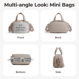 BAGSMART Hobo Handbag ขนาดเล็กสำหรับผู้หญิง สะพายได้หลายสไตล์ สำหรับการท่องเที่ยวและการออกกำลังกาย