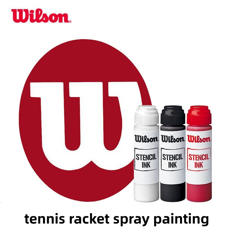 ไม้เทนนิส Wilson รูปแบบใหม่ Surface Inkjet LOGO แม่แบบปากกาสีน้ํา (เฉพาะโลโก้บอร์ดไม่มีหมึก)