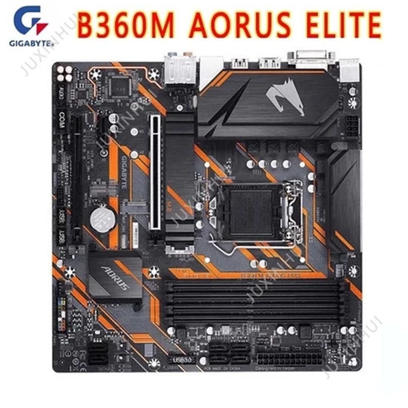 Usedgigabyte B365M AORUS ELITE B360M AORUS PRO B560M AORUS ELITE เมนบอร์ด LGA 1151 DDR4 64GB สําหรับ