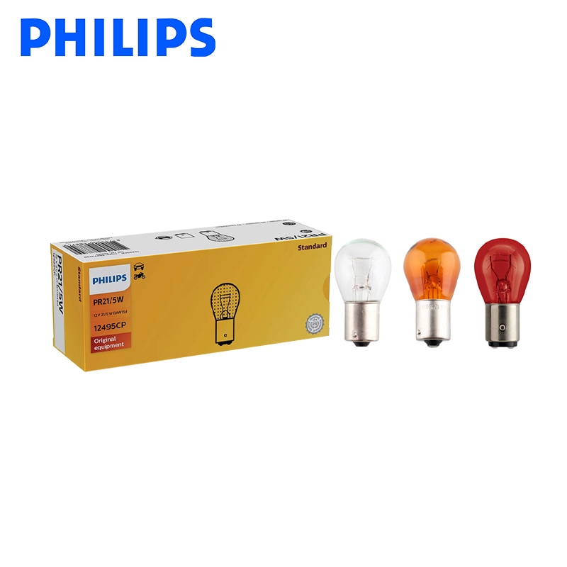 PHILIPS S25 P21W P21/5W PY21W PR21W PR21/5W 12V 12498CP 12499CP 12496CP 12088 12495 หลอดไฟฮาโลเจนมาต