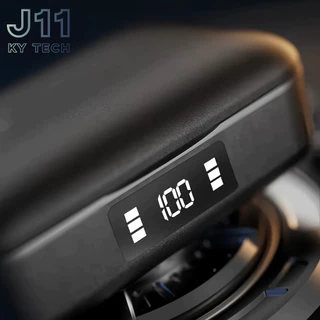 KY J11 หูฟังนอนหลับ (3 ของขวัญ:1 สติ๊กเกอร์การ์ตูน+1 ปลอกหุ้มเกม+1 เชือกเส้นเล็ก) เสียงสเตอริโอระดับ HiFi, กันน้ำ iPX5, การควบคุมแบบสัมผัส, ลดเสียงรบกวนด้วย ENC,ไมโครโฟนในตัว