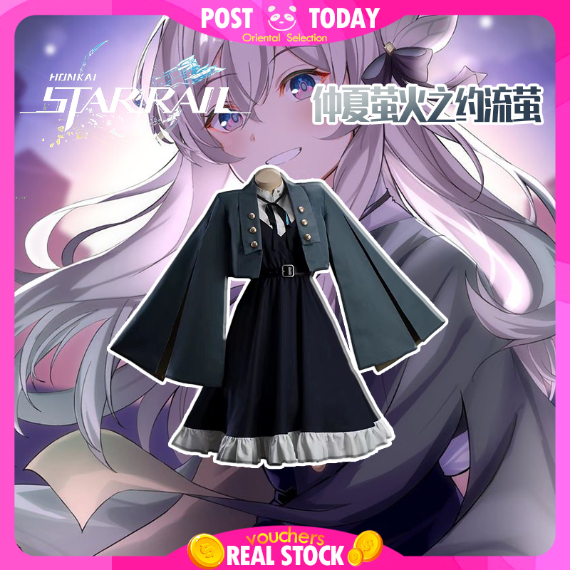 ❤️🇹🇭[พร้อมส่ง]🇹🇭 ชุดคอสเพลย์ Honkai Star Rail Firefly (Midsummer Firefly Promise) ชุดผู้หญิง Cosplay เซตครบ
