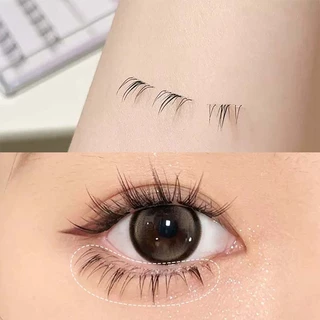 FEPO 10 แถวขนตาปลอมคลัสเตอร์เดี่ยว EyeLash ขนตาล่างธรรมชาติ 3 มม.-6 มม.