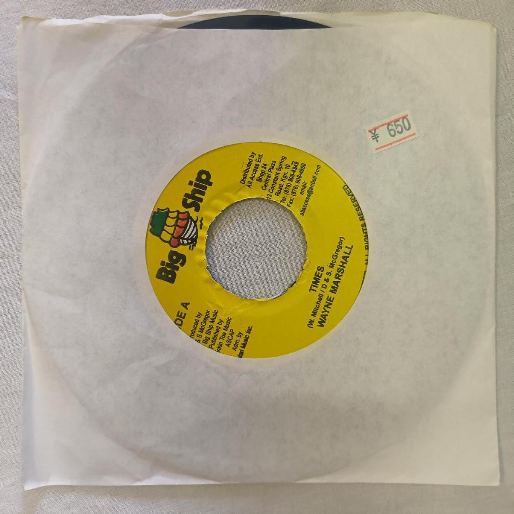 Wayne Marshall / Chino Times / Pon Dem 	เต้นฮาลเร้กเก้ 	 ไวนิล 7" 45 รอบต่อนาที