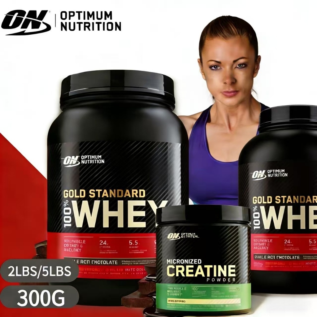 Optimum Nutrition On Gold Standard เวย์โปรตีน 100% - 5lbs /2lbs Lean Muscle ,เวย์โปรตีน On Whey Prot
