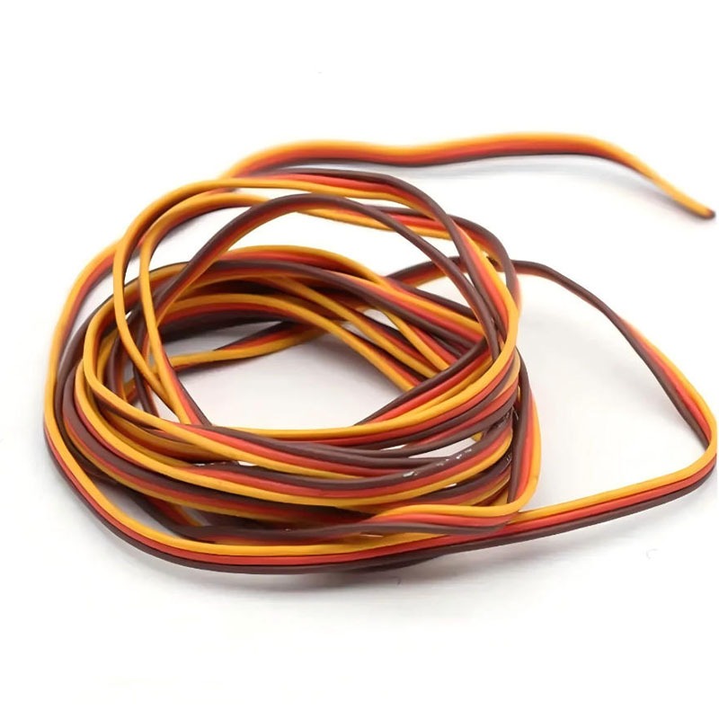 5 เมตร JR Futaba Servo 3P 26AWG/22AWG สายสัญญาณขยาย 30/60 สําหรับ RC DIY อุปกรณ์เสริม