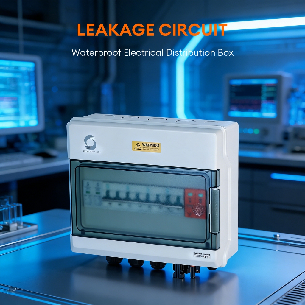 PowMr 10.5x9 กล่องกันน้ําเฉพาะชุดสําหรับ 6.2KW 48V Hybrid Inverter ติดตั้ง Circuit Breaker ป้องกันปล