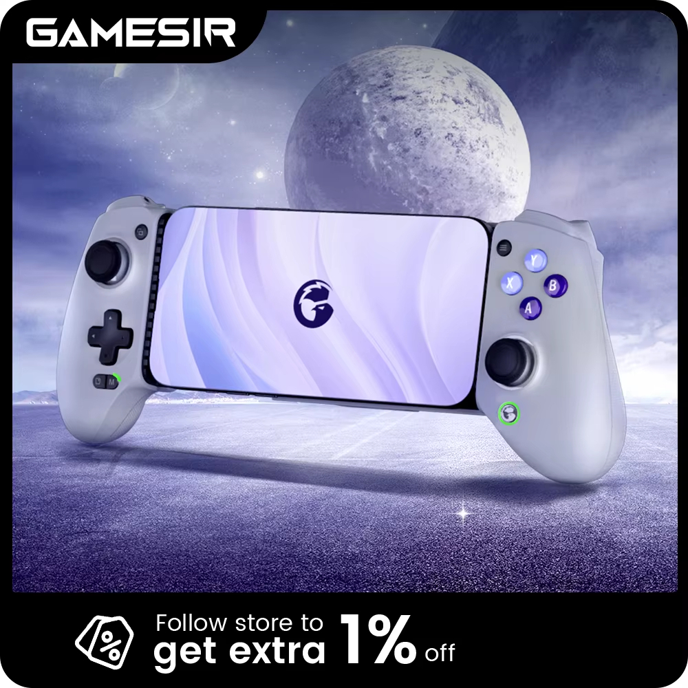 GameSir G8 G8 Plus Galileo ตัวควบคุมเกมเกมแพดโทรศัพท์มือถือพร้อมจอยสติ๊กเอฟเฟกต์ห้องโถง