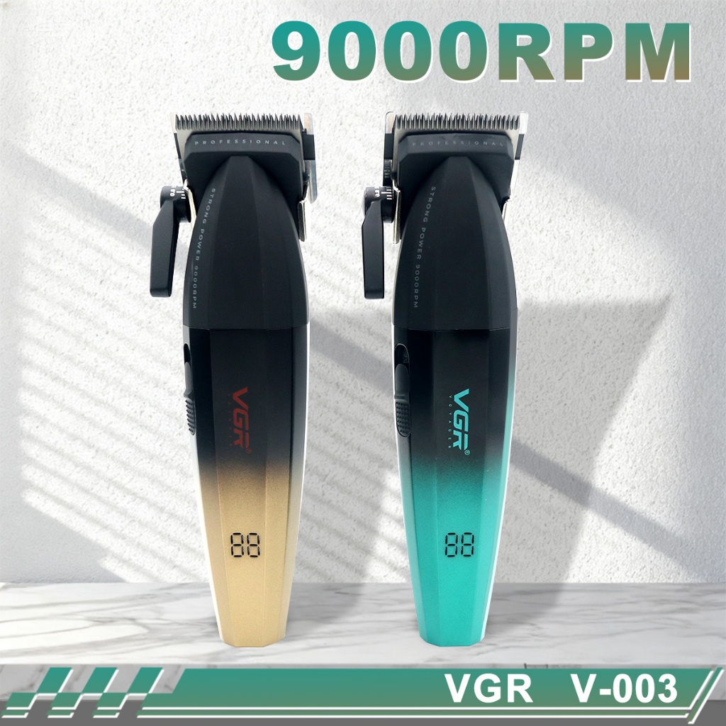 9000 RPM VGR V003 ปัตตาเลี ่ ยนผมมืออาชีพสําหรับผู ้ ชายโลหะเต ็ มรูปแบบ USB ผู ้ ชายตัดผมเครื ่ องเ