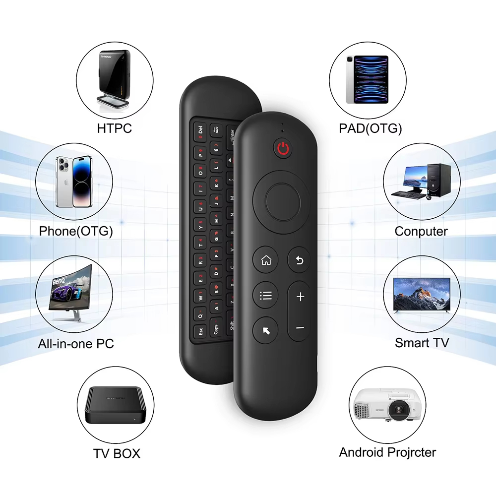 ท้องถิ่น  M5 Air Mouse รีโมทควบคุมแทนที่ไร้สาย 2.4G บลูทูธ กับแป้นพิมพ์แสงหลัง 7 สี สำหรับ Android TV Box ราคา ถูกที่สุด ดีลบีเคเค แกลเลอรีภาพที่ 5