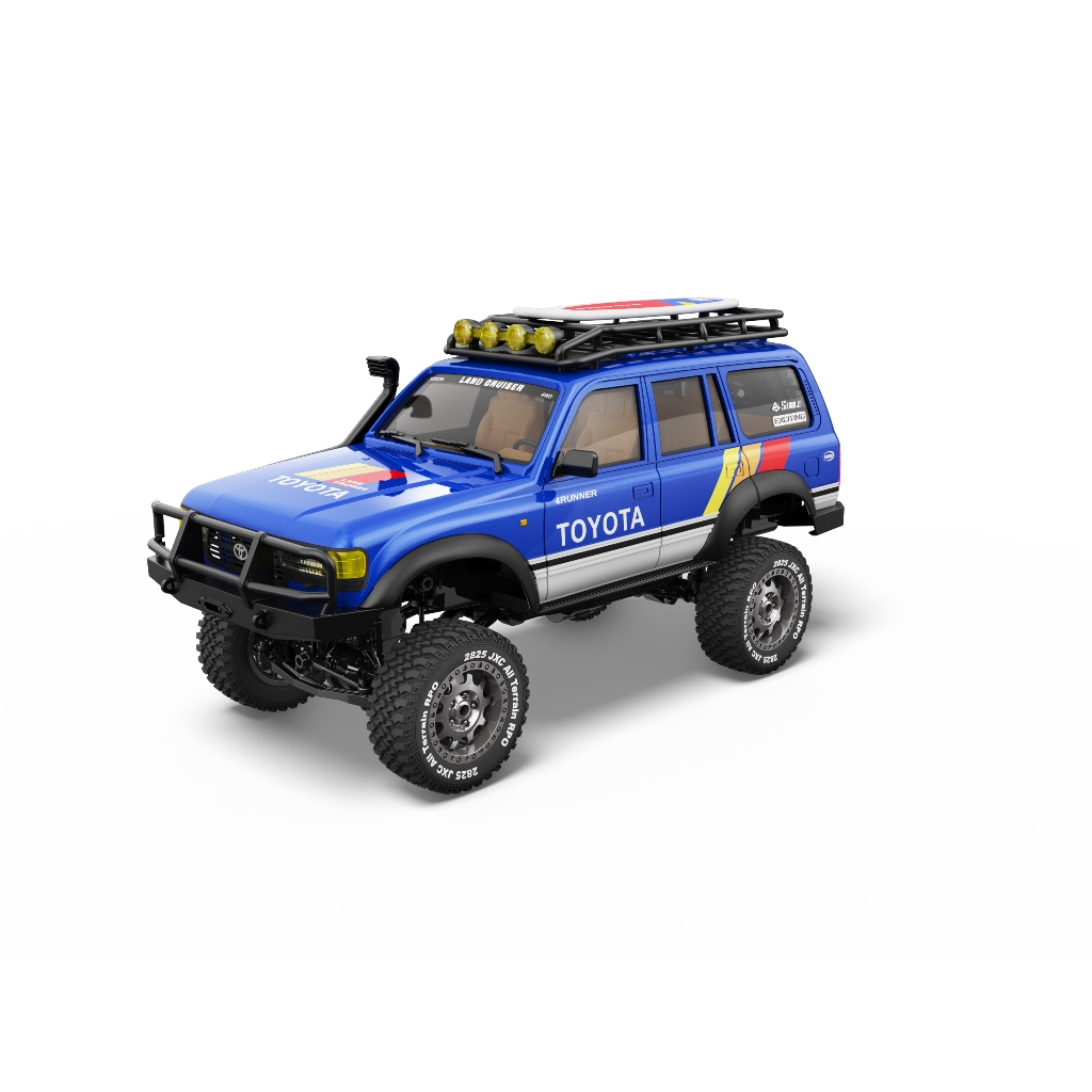 JXC C5826 V2 1/12 ได้รับอนุญาต Toyota Land Cruiser LC80 RC Rock Crawler 2.4G 4WD RTR พร้อมอัพเกรดโลห