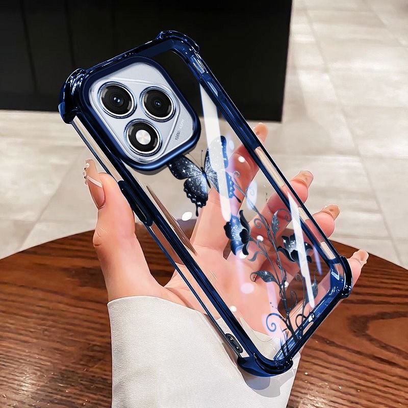 VRQR สําหรับ Huawei Honor 400 5G Honor 400 Lite 5G X70i ผีเสื้อ World กันกระแทกเคสโทรศัพท์ใส - รูปที่ 2